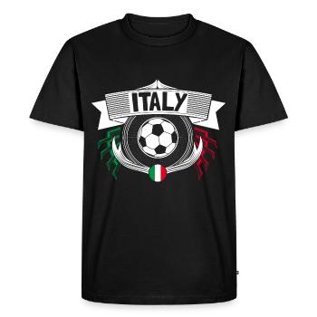 Italy Football Italy Championship Gift Idea - Men's Premium Organic T-Shirt - black - Front - Nico (187cm)