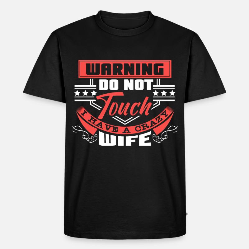 Ehe Liebe Geschenk - Männer Premium Bio T-Shirt - Schwarz