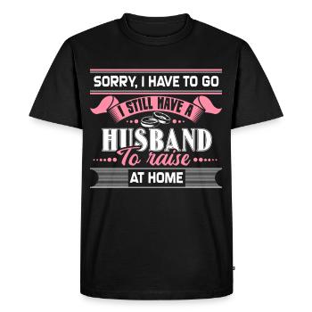 Mari mari Ehering - T-shirt Premium bio Homme - noir - Devant - Nico (187cm)