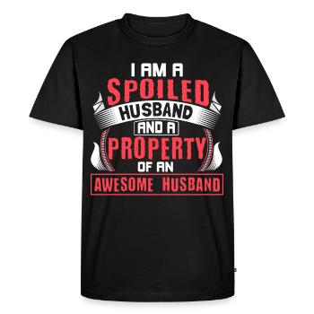 Homo Mariage Homme Cadeau - T-shirt Premium bio Homme - noir - Devant - Nico (187cm)