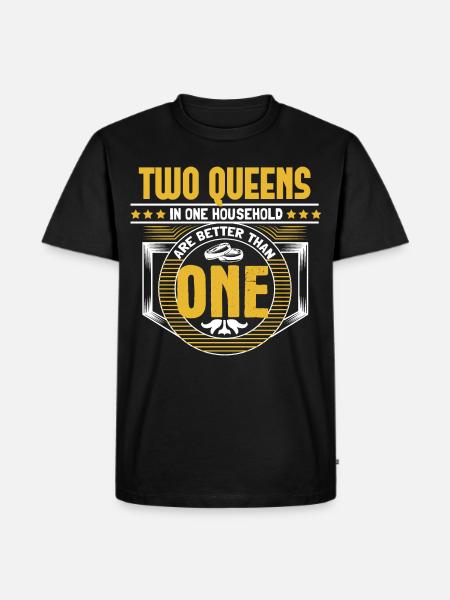 Homo Ehe LGBT+ Liebe Geschenkidee - Männer Premium Bio T-Shirt - Schwarz