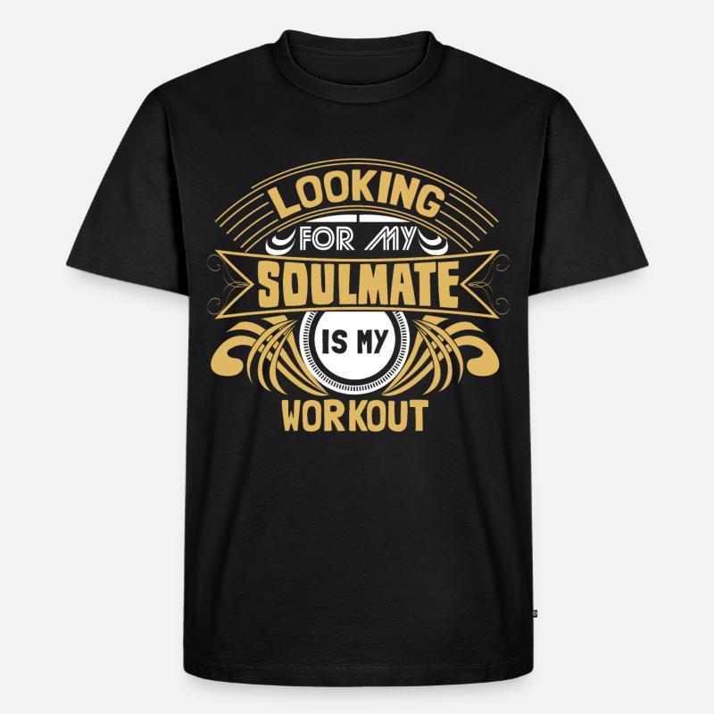 Single Unabhängig Partnerschaft - Männer Premium Bio T-Shirt - Schwarz