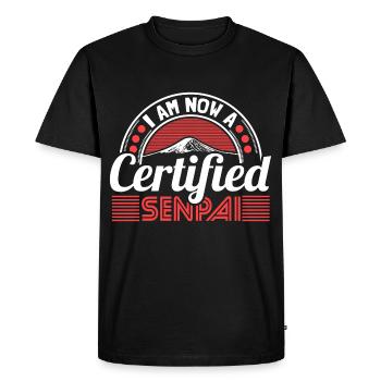 Japon Anime Lieu de naissance Cadeau - T-shirt Premium bio Homme - noir - Devant - Nico (187cm)