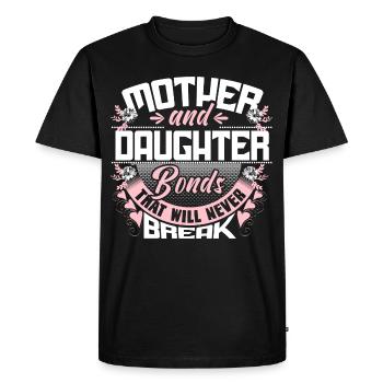 Idée cadeau de cohésion mère-fille - T-shirt Premium bio Homme - noir - Devant - Nico (187cm)