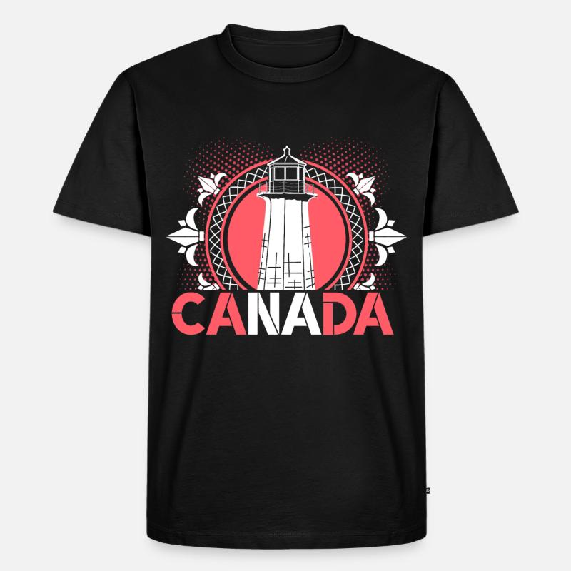 Feuille d’érable du Canada - T-shirt Premium bio Homme - noir