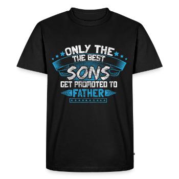 Best Son Young Gift Idea - Men's Premium Organic T-Shirt - black - Front - Nico (187cm)