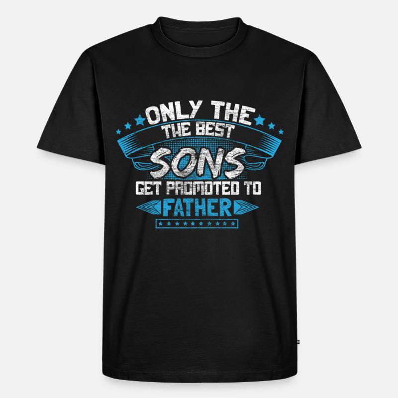 Bester Sohn Junge Geschenkidee - Männer Premium Bio T-Shirt - Schwarz