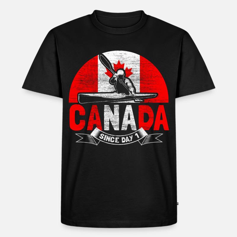 Canada Elk Pride Gift - Men's Premium Organic T-Shirt - black