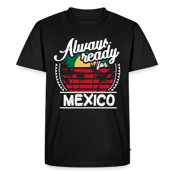 Mexique État des cactus - T-shirt Premium bio Homme - noir - Devant - Nico (187cm)