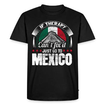Mexico Mexican Pride Gift Idea - Men's Premium Organic T-Shirt - black - Front - Nico (187cm)