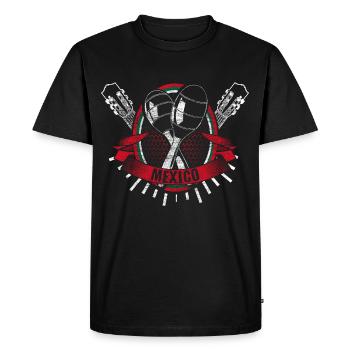 Mexico Cactus Flag Gift - Men's Premium Organic T-Shirt - black - Front - Nico (187cm)