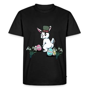 Easter Bunny Easter Easter Festival Easter Eggs Nest Child - Men's Premium Organic T-Shirt - black - Front - Nico (187cm)