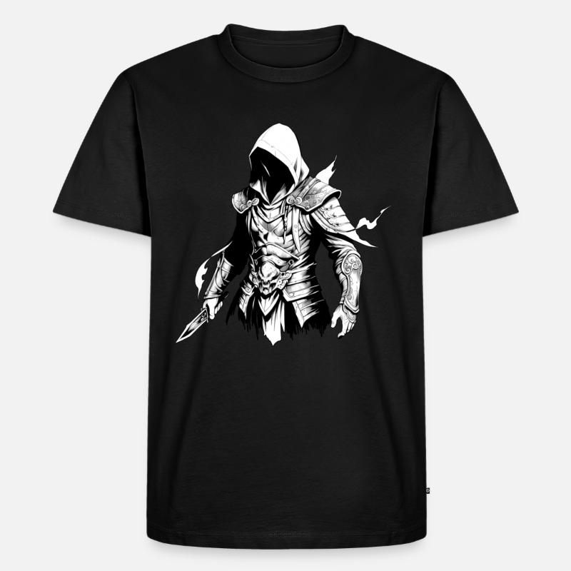 Assassine - Männer Premium Bio T-Shirt - Schwarz