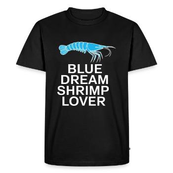 Blue Dream – For shrimp lovers - Men's Premium Organic T-Shirt - black - Front - Nico (187cm)