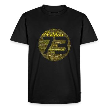 's best number 73 - Men's Premium Organic T-Shirt - black - Front - Nico (187cm)