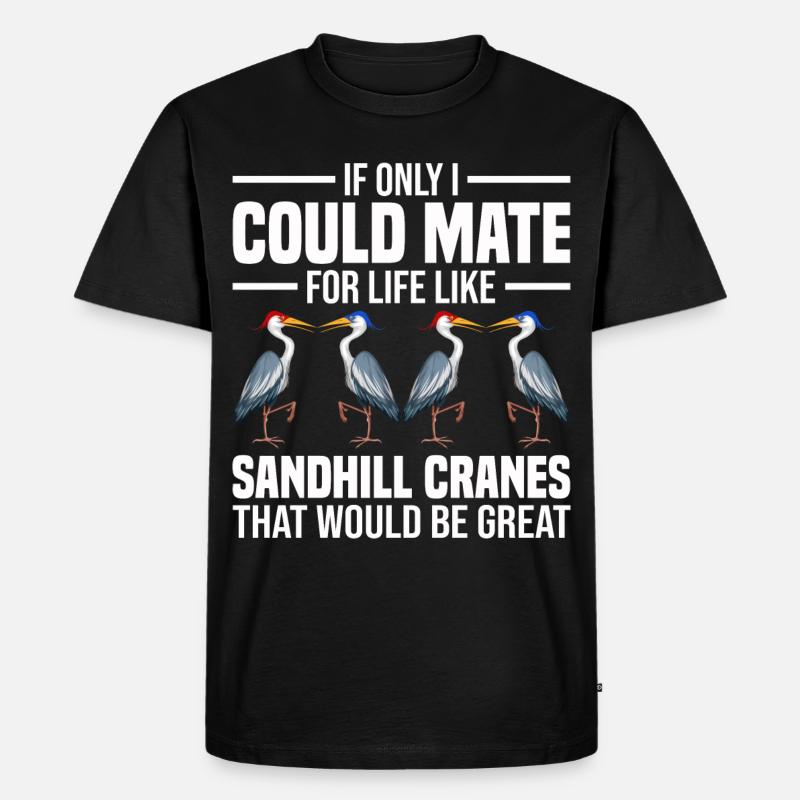 Vogelbeobachter - Männer Premium Bio T-Shirt - Schwarz