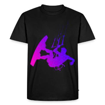 Kitesurfing Kite Kitesurfer Kitesurfing Kiting - Men's Premium Organic T-Shirt - black - Front - Nico (187cm)