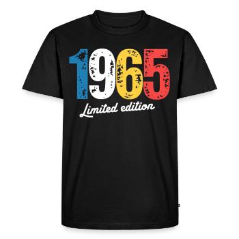 Legend 1965 60th Birthday Gifts for Men Women 60 Y - T-shirt Premium bio Homme - noir - Devant - Nico (187cm)
