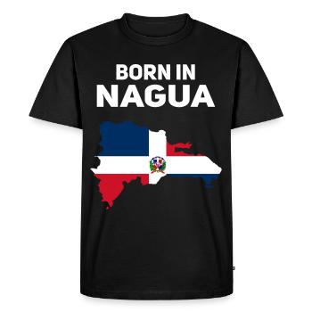 République dominicaine - T-shirt Premium bio Homme - noir - Devant - Nico (187cm)