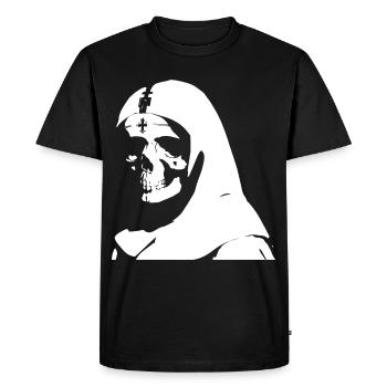 Un style sinistre dévoilé : découvrez un monde de Horr - T-shirt Premium bio Homme - noir - Devant - Nico (187cm)