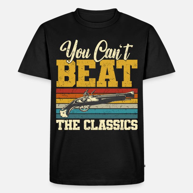 Muzzle Loader - Männer Premium Bio T-Shirt - Schwarz