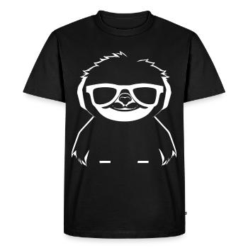 paresseux Anime Paresseux Manga Paresseux Lunettes de soleil - T-shirt Premium bio Homme - noir - Devant - Nico (187cm)