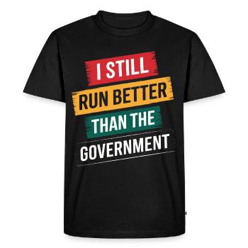 Invalidité due à l’amputation - T-shirt Premium bio Homme - noir - Devant - Nico (187cm)