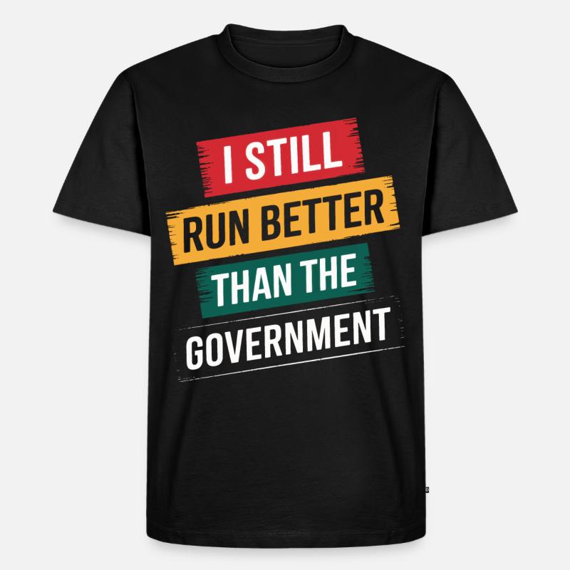 Amputation Behinderung - Männer Premium Bio T-Shirt - Schwarz