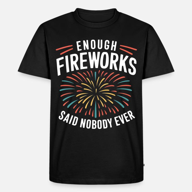 Pyrotechnie Feux d’artifice Pyrotechnie - T-shirt Premium bio Homme - noir
