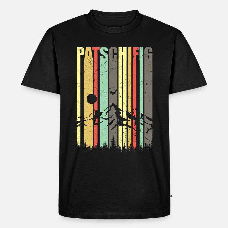 Patschifig - Männer Premium Bio T-Shirt - Schwarz