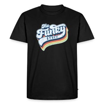 Funky rétro police funky trucs cadeau funk - T-shirt Premium bio Homme - noir - Devant - Nico (187cm)