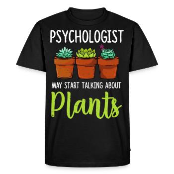 Psychologie psychologue thérapeute cadeau psyché - T-shirt Premium bio Homme - noir - Devant - Nico (187cm)