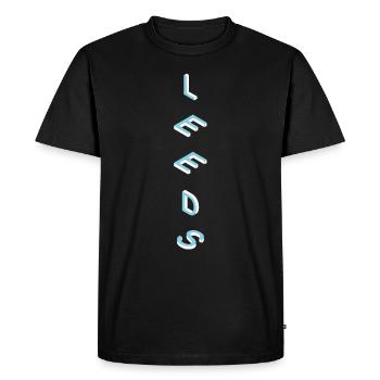 Leeds - T-shirt Premium bio Homme - noir - Devant - Nico (187cm)