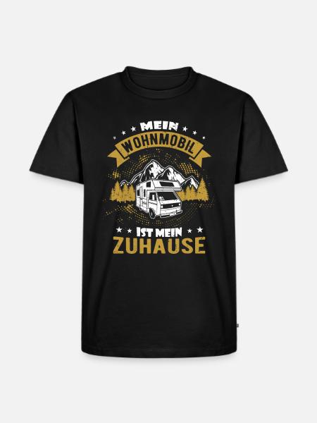 Wohnmobil - Männer Premium Bio T-Shirt - Schwarz
