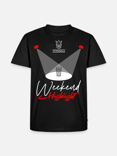 Wine Spritzer Weekend Highlight - Men's Premium Organic T-Shirt - black