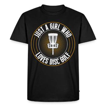Discgolf Disc Golf - T-shirt Premium bio Homme - noir - Devant - Nico (187cm)
