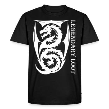 Legendary Loot - Black Edition - Men's Premium Organic T-Shirt - black - Front - Nico (187cm)