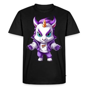Grim Unicorn Design - Mystical Magic - T-shirt Premium bio Homme - noir - Devant - Nico (187cm)