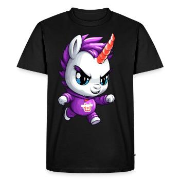 Grim Unicorn Design - Mystical Magic - T-shirt Premium bio Homme - noir - Devant - Nico (187cm)