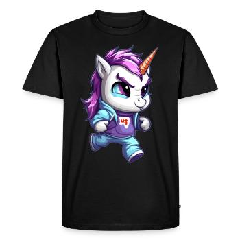 Grim Unicorn Design - Mystical Magic - T-shirt Premium bio Homme - noir - Devant - Nico (187cm)