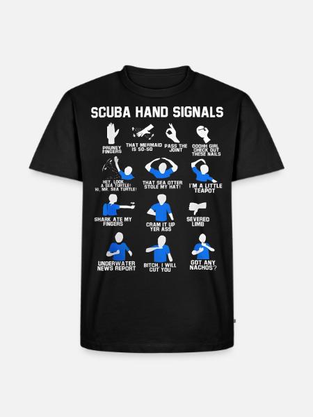 23F 0328 bk - Männer Premium Bio T-Shirt - Schwarz