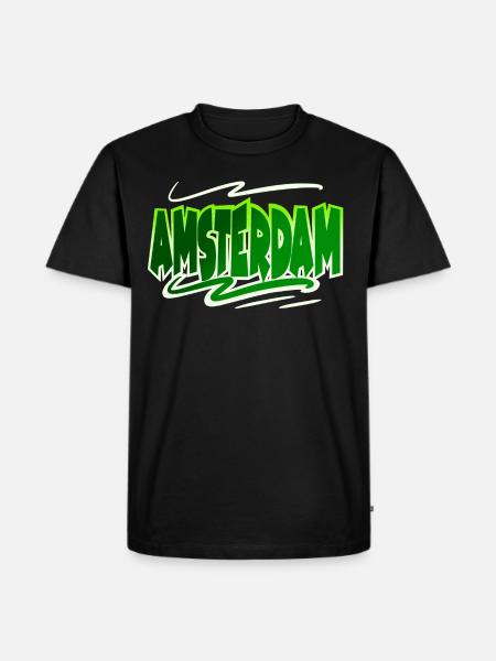 Amsterdam - Men's Premium Organic T-Shirt - black