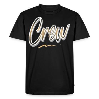 Équipage - T-shirt Premium bio Homme - noir - Devant - Nico (187cm)