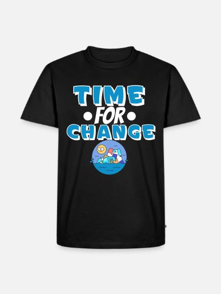 Climate change Climate protection - Men's Premium Organic T-Shirt - black