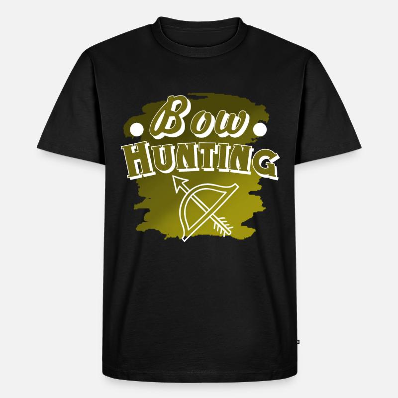 Bow Hunting - Männer Premium Bio T-Shirt - Schwarz