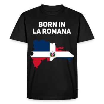 République dominicaine - T-shirt Premium bio Homme - noir - Devant - Nico (187cm)