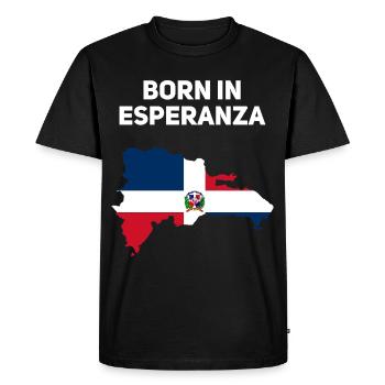 République dominicaine - T-shirt Premium bio Homme - noir - Devant - Nico (187cm)