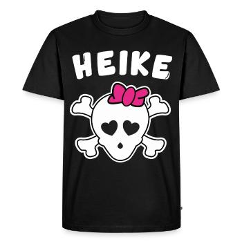 Pirate Heike Design for Girls and Women - Men's Premium Organic T-Shirt - black - Front - Nico (187cm)