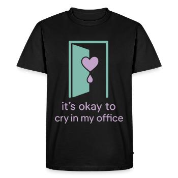 Des conseillers en garderie guérissent les traumatismes cardiaques - T-shirt Premium bio Homme - noir - Devant - Nico (187cm)