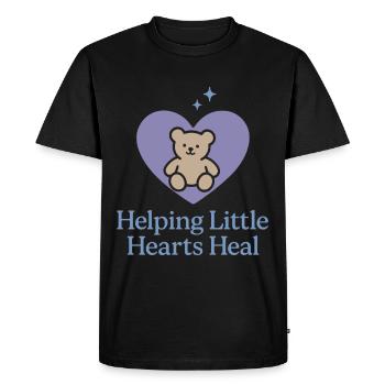 Des conseillers en garderie guérissent les traumatismes cardiaques - T-shirt Premium bio Homme - noir - Devant - Nico (187cm)